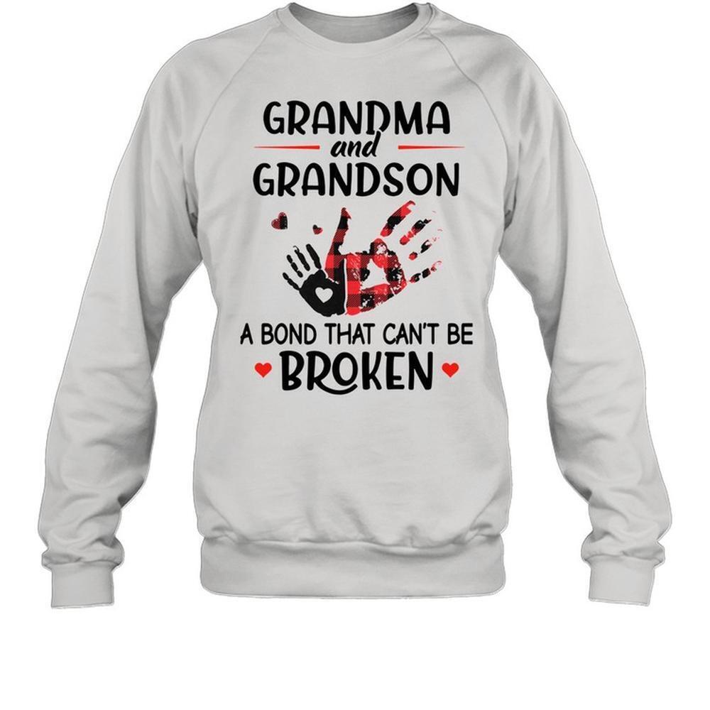 Grandma And Grandson A Bond That Cant Be Broken Sweatshirt 1